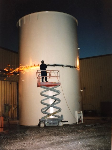 Fabrication of large tank